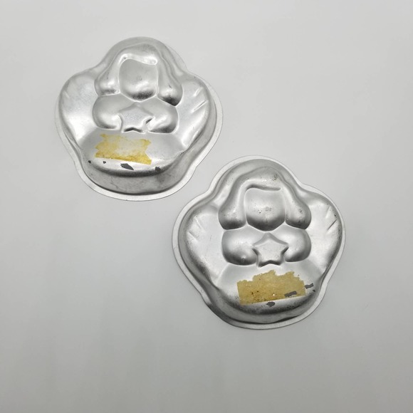 Lot of 2 Small Angel Cake Pans Baking Mini - Picture 4 of 4
